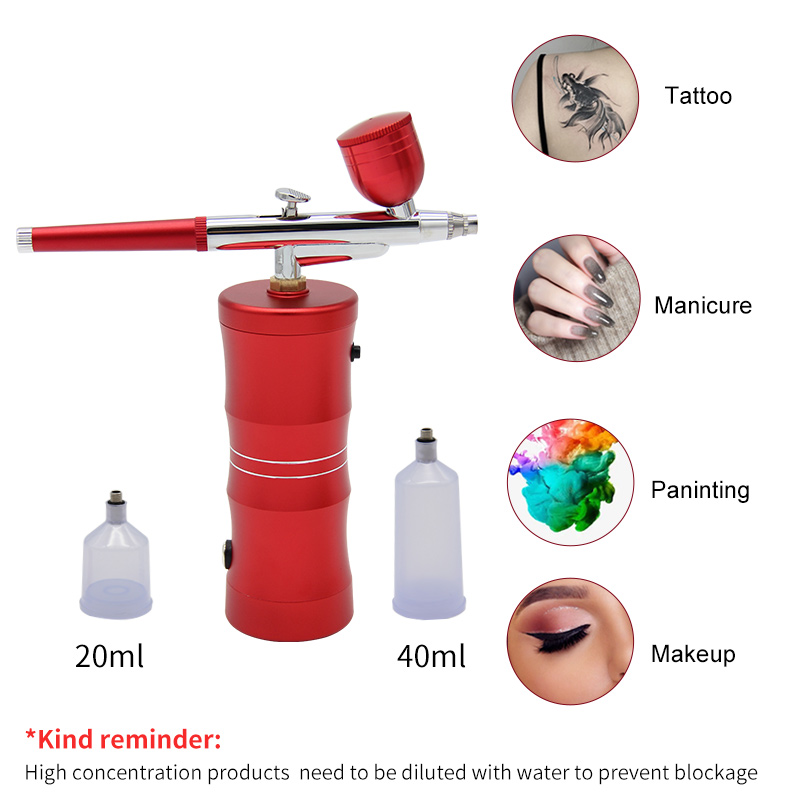 Mini Airbrush Nano Oxygen Pres - огляд і ціна Airbrush Kit With Mini Compressor