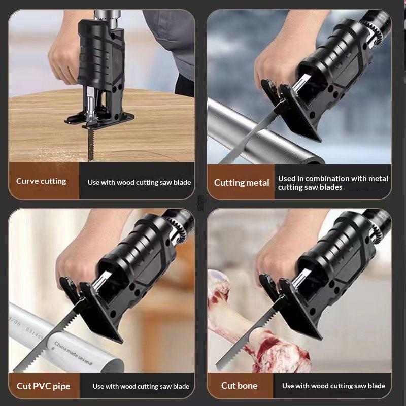 ♥Electric Drill to Reciprocati - огляд і ціна Reciprocating Saw Attachment Drill