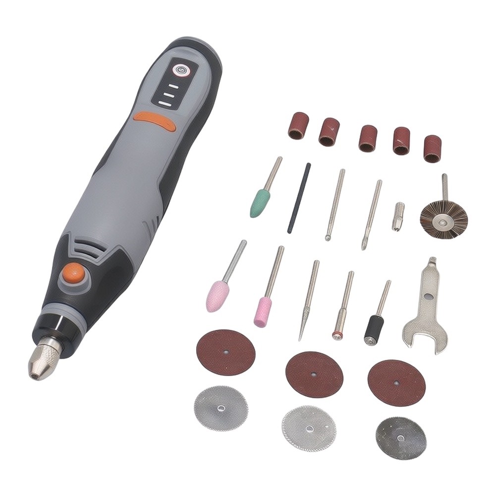 Cordless Rotary Tool Kit 80W E - огляд і ціна Cordless Rotary Tool Kit Accessories