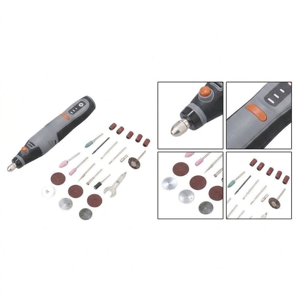 Cordless Rotary Tool Kit 80W E - огляд і ціна Cordless Rotary Tool Kit Accessories