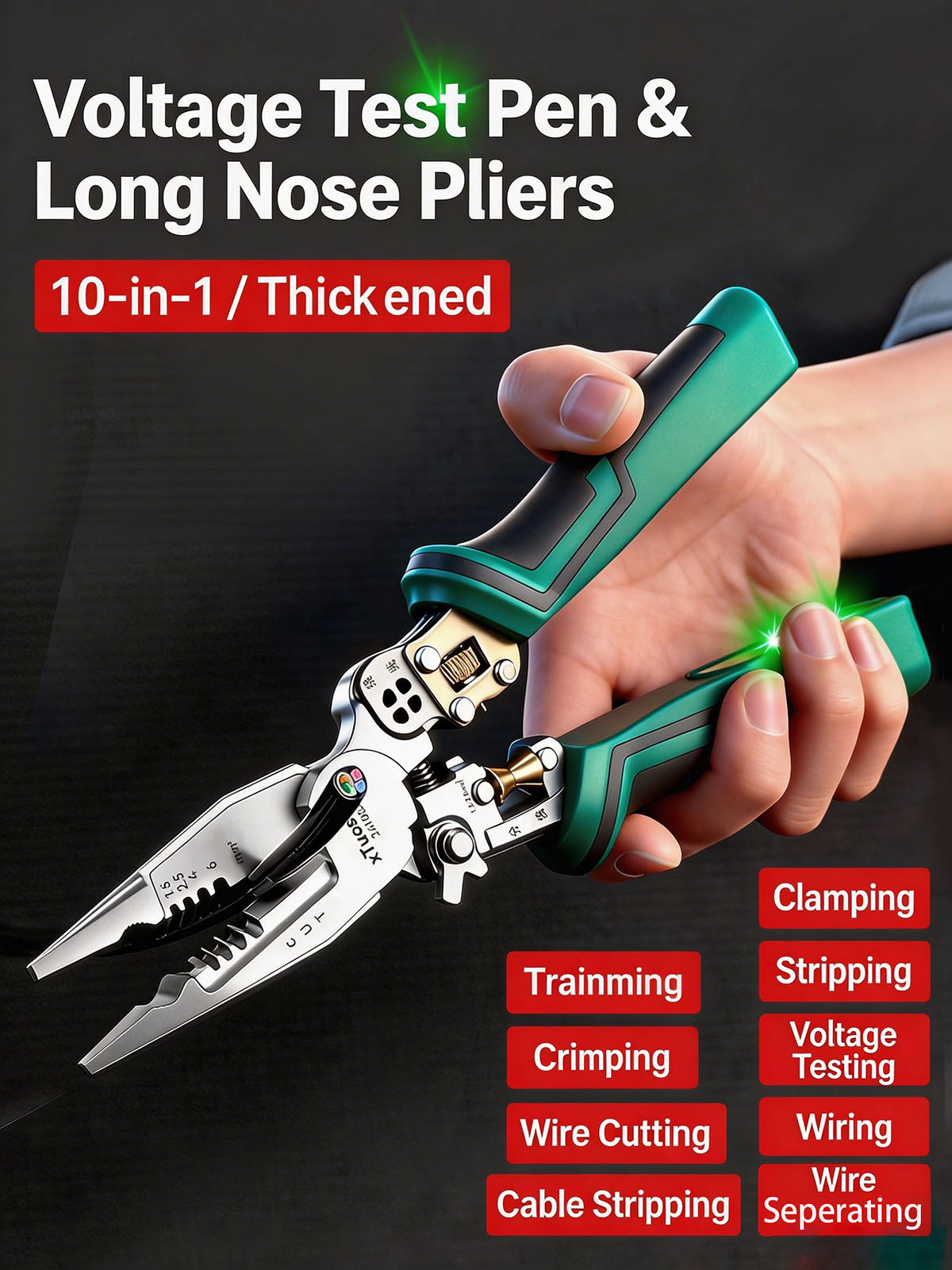 10 in 1 Multifunctional Wire S - огляд і ціна Automatic Wire Stripper Cutter