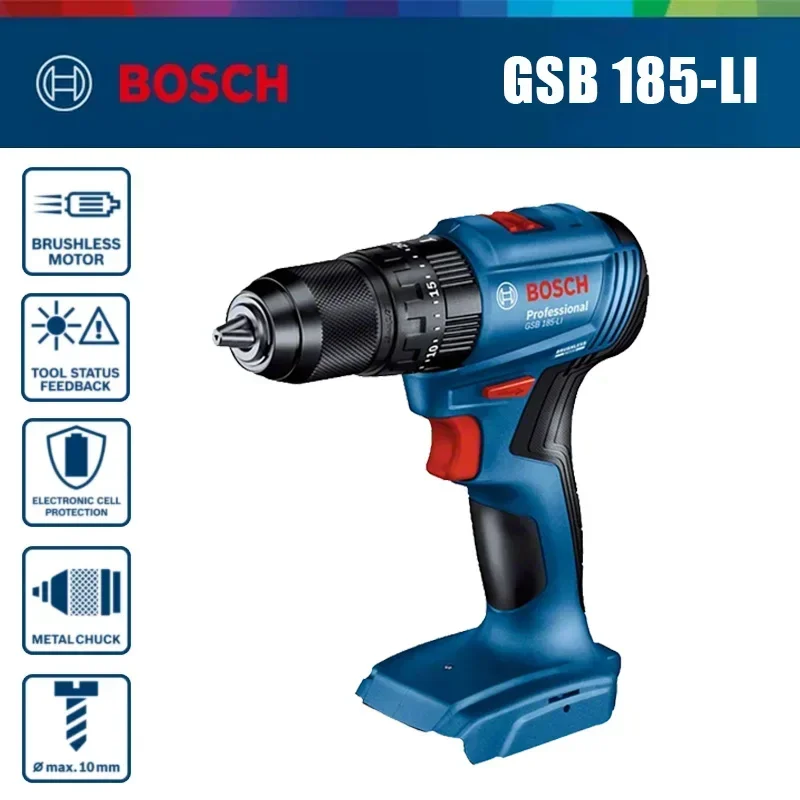 Bosch GSB 185-LI 18V Brushless - огляд і ціна Brushless Cordless Electric Drill 18V