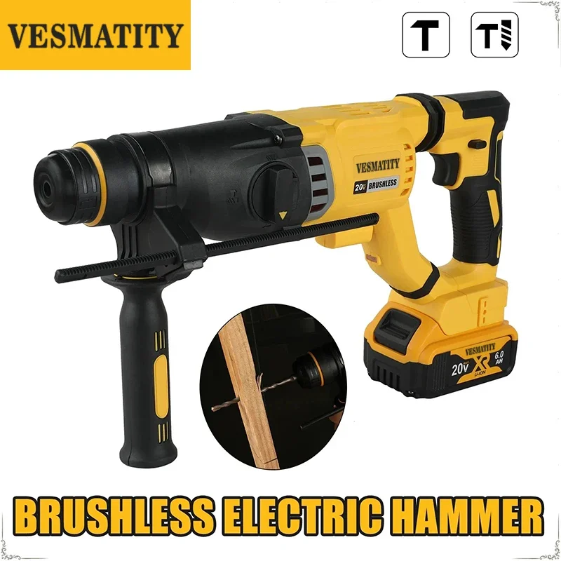 Vesmatity Brushless SDS Plus C - огляд і ціна Brushless Cordless Electric Drill 18V