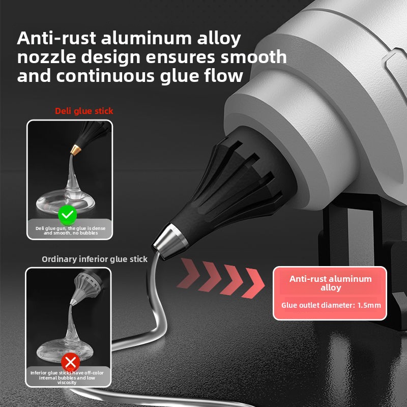 Deli Professional Hot Melt Glu - огляд і ціна Hot Melt Glue Gun Cordless